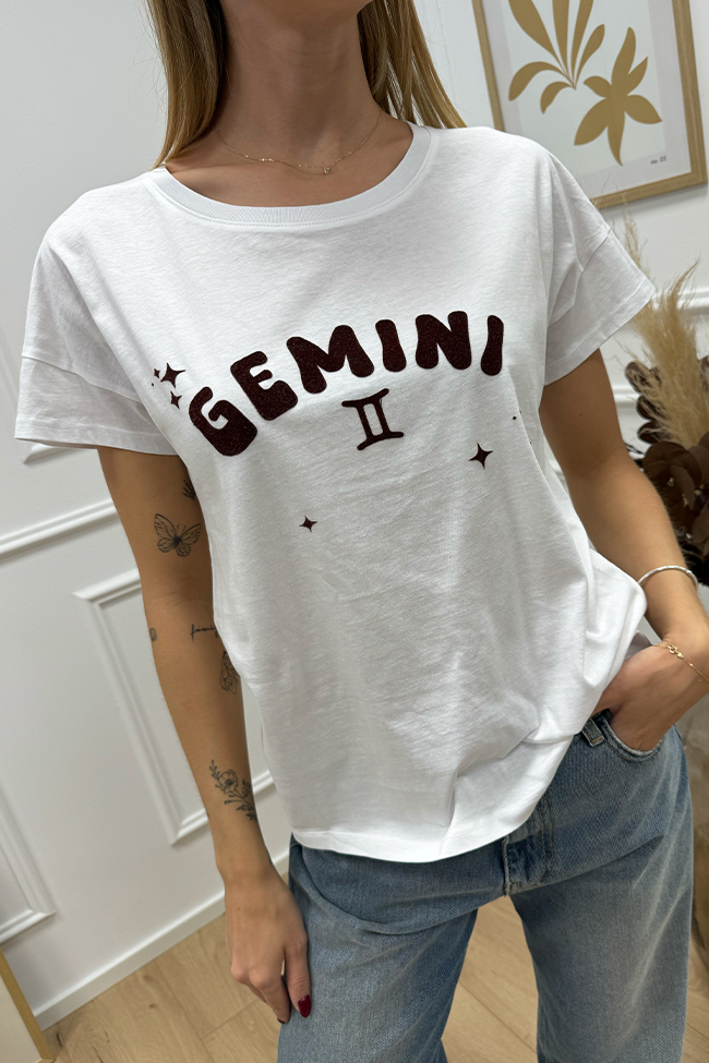 Haveone - T shirt Zodiaco stampa Gemelli