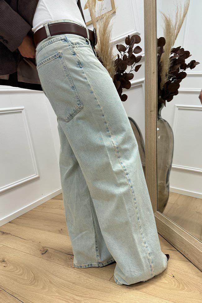 Tensione In - Jeans Giusy boyfriend lavaggio chiaro vintage