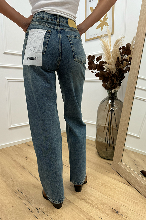 Haveone - Jeans Parigi straight fit con rotture