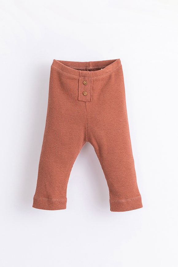 Play Up - Rust Sanguine ribbed leggings