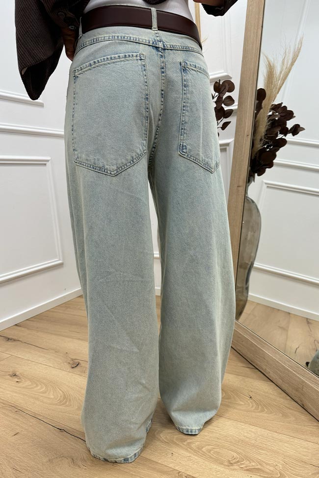 Tensione In - Jeans Giusy boyfriend lavaggio chiaro vintage