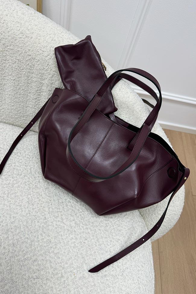 Calibro Shop - Borsa Page shopper bordeaux