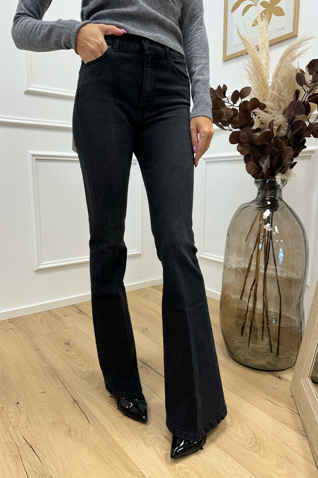 Vicolo - Jeans Gisele nero a zampa