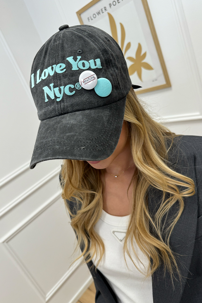 Newtone - Capello Plater grigio "I love you Nyc"