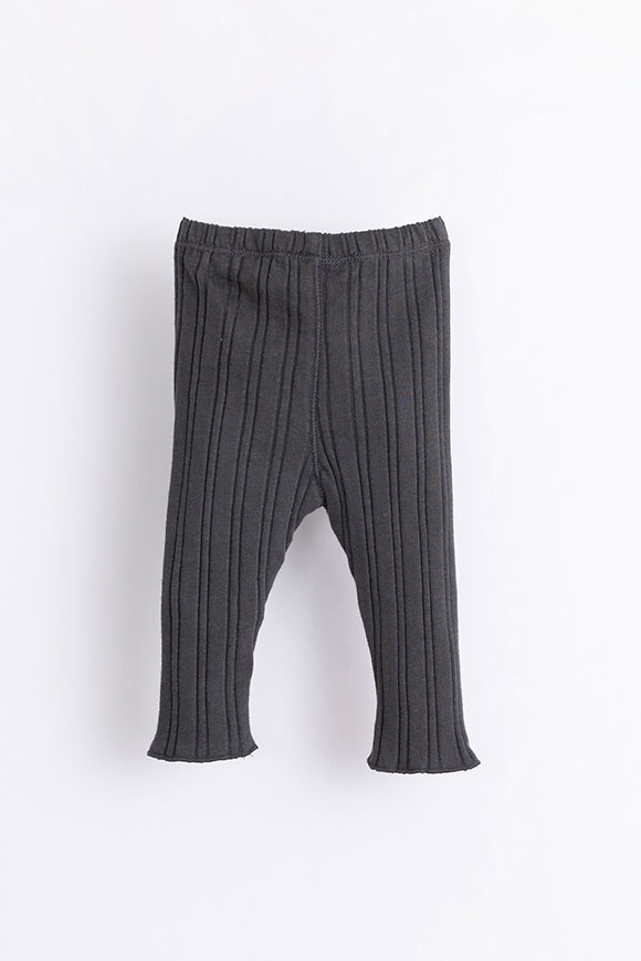 Play Up - Frame ribbed anthracite gray leggings