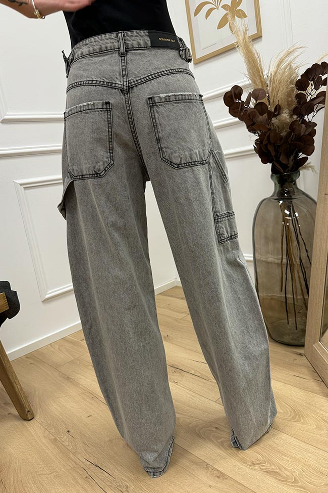 Tensione In - Jeans work grigio largo