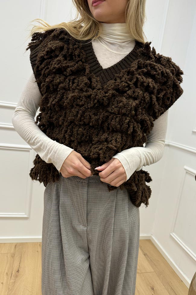 Haveone - Gilet moro fluffy