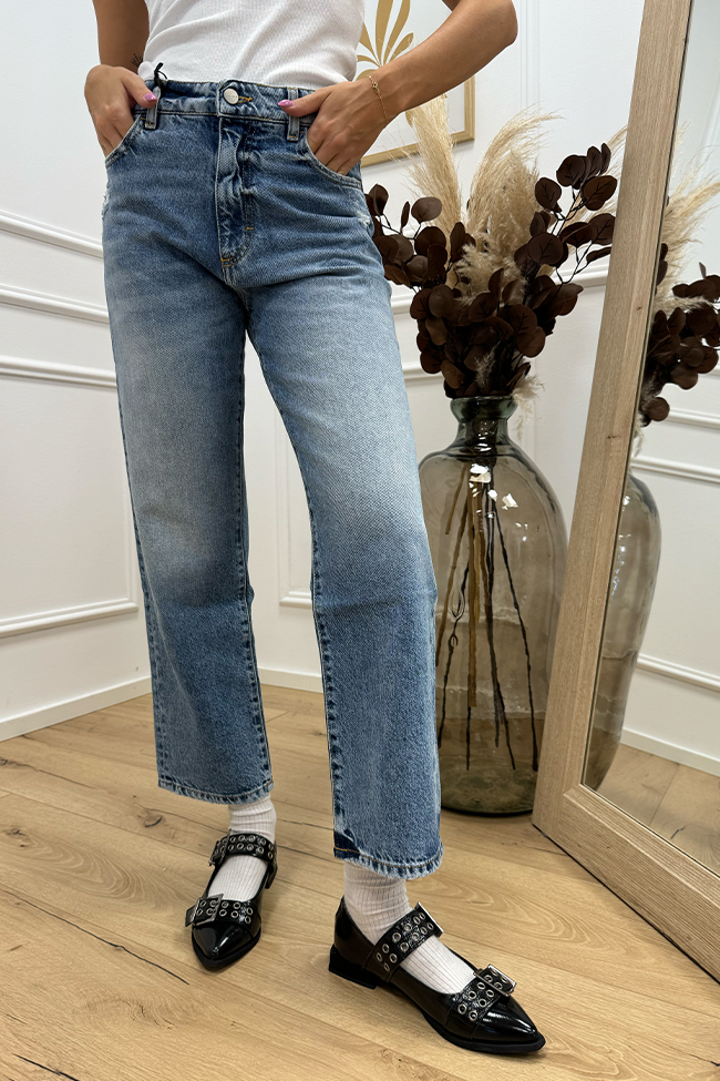 Icon Denim - Jeans Jill mom fit lavaggio medio