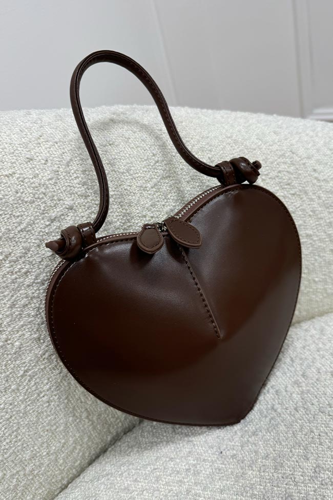 Calibro Shop - Borsa Heart cioccolato