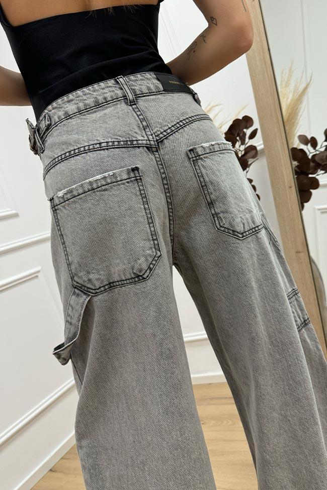 Tensione In - Jeans work grigio largo