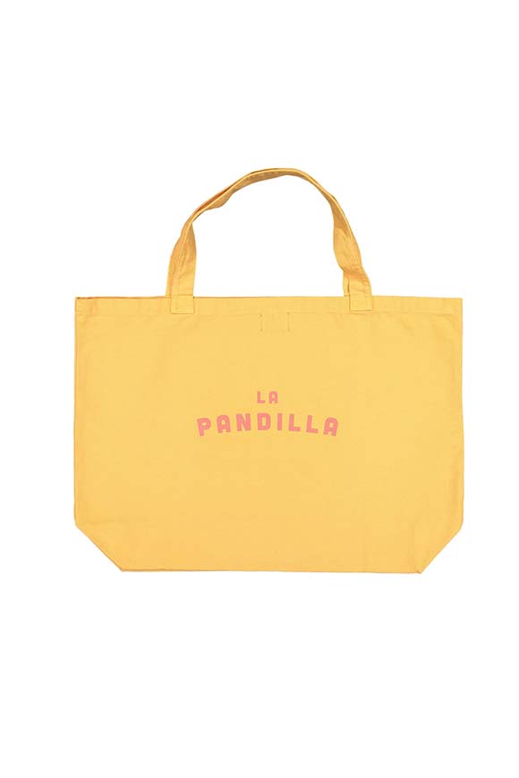 Piupiuchick - Borsa grande mango in canvas con stampa