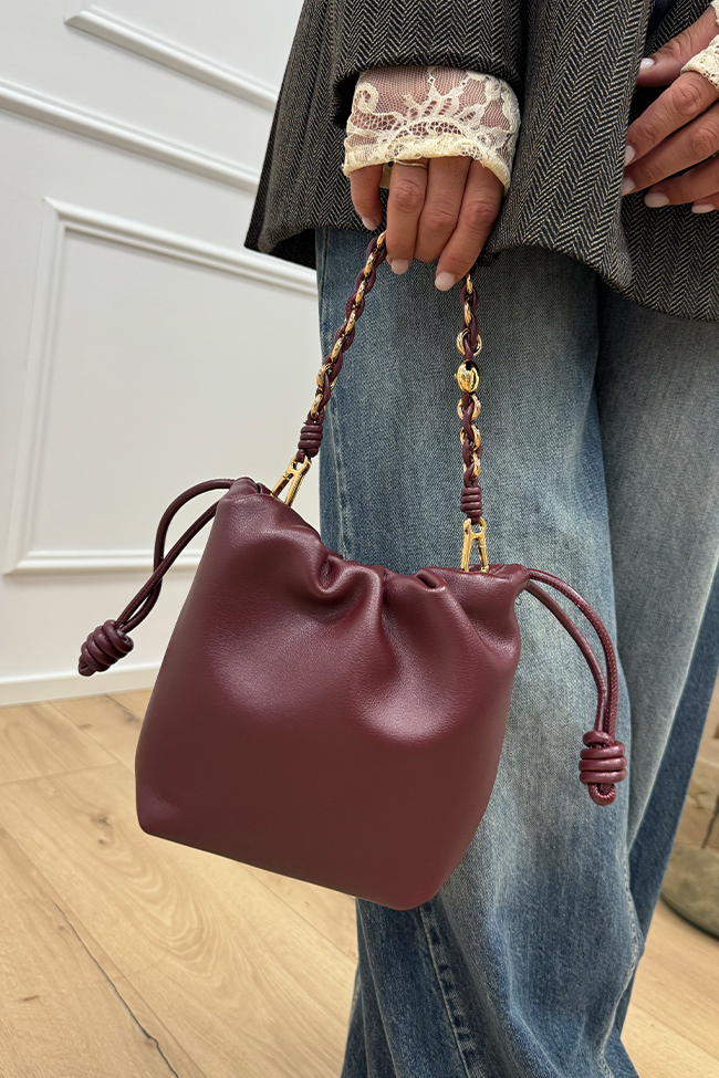 Calibro Shop - Borsa Penelope bordeaux a sacchetto