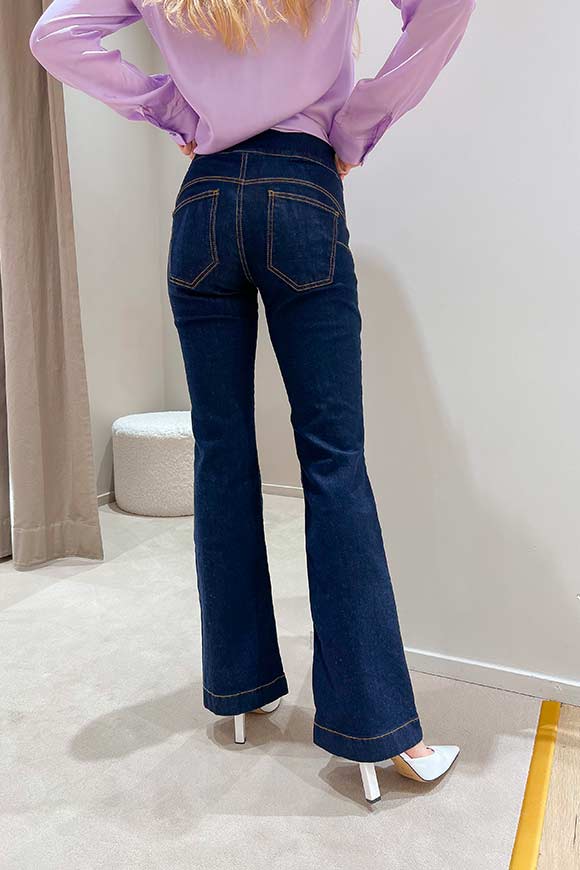 Dixie - Jeans a sei bottoni denim scuro