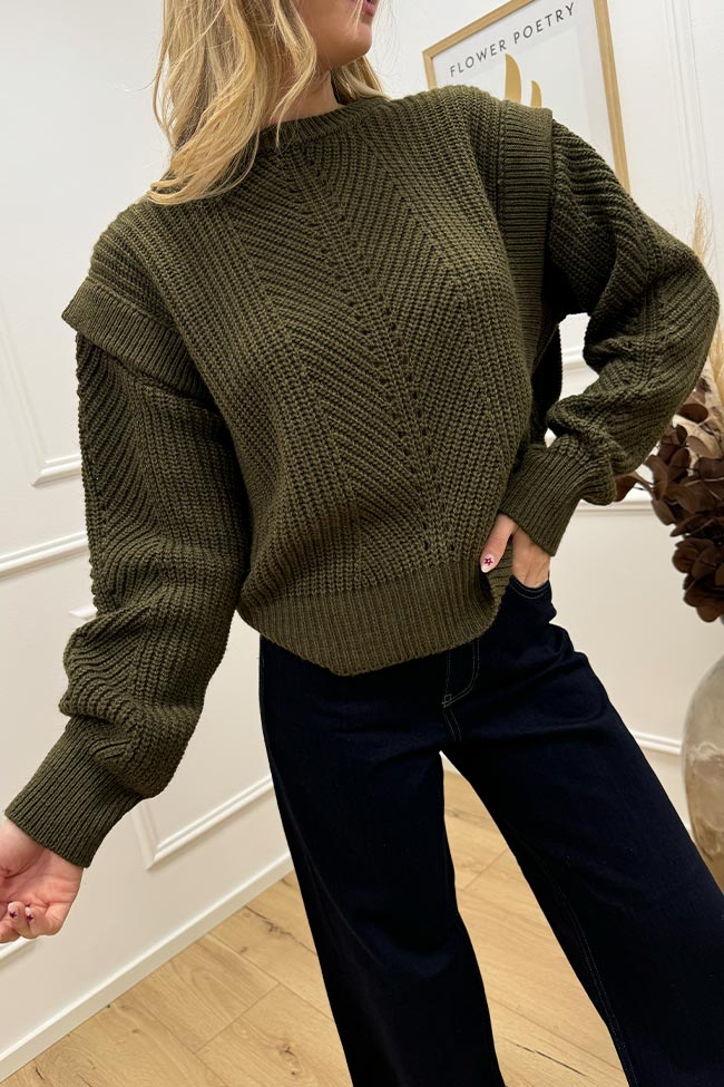 Haveone - Maglione Marant militare misto lana