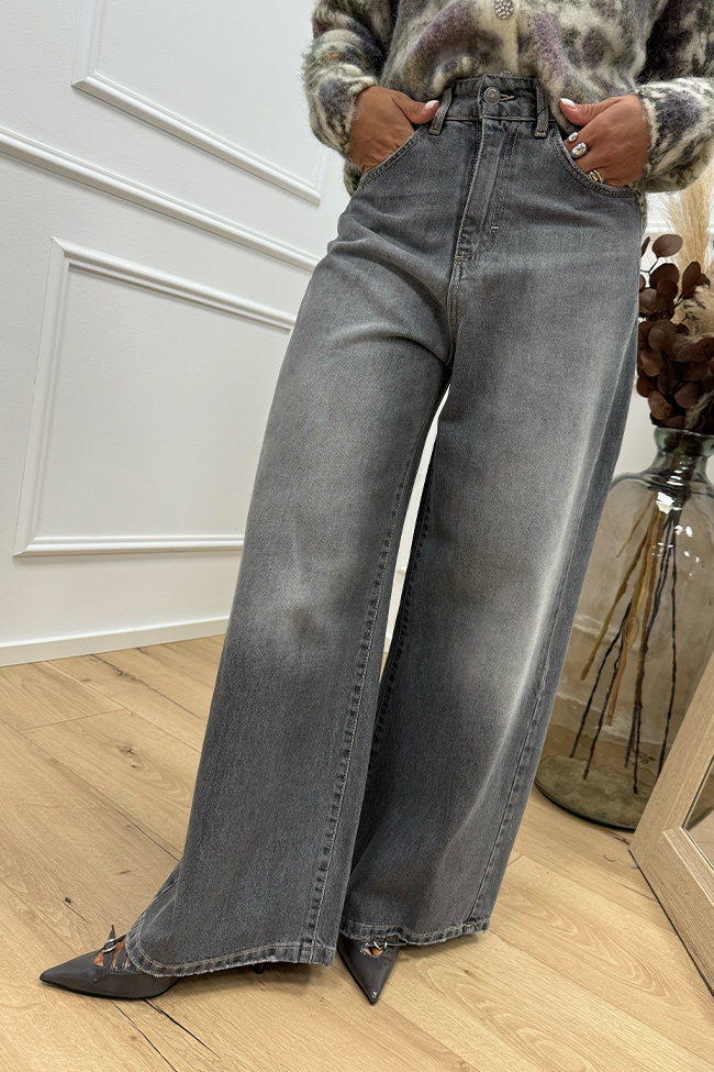 Tensione In - Jeans Giusy boyfriend grigio