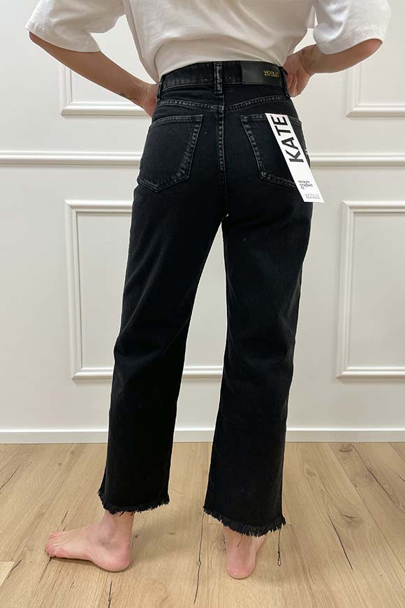 Vicolo - Jeans Kate straight nero slavato