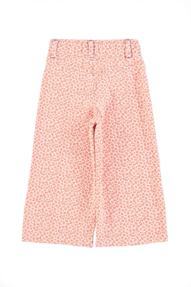 Piupiuchick - Pantaloni flare maculati rosa