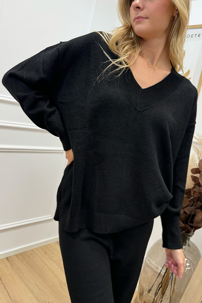 Haveone - Completo in maglia nero