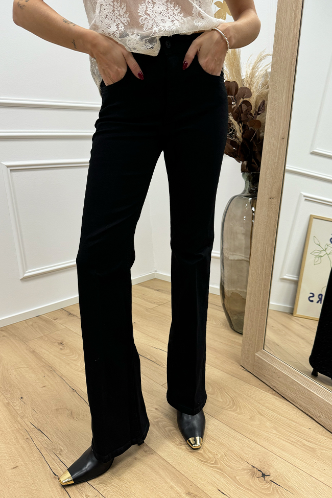 Staff Gallery - Jeans Beatrice nero a zampa