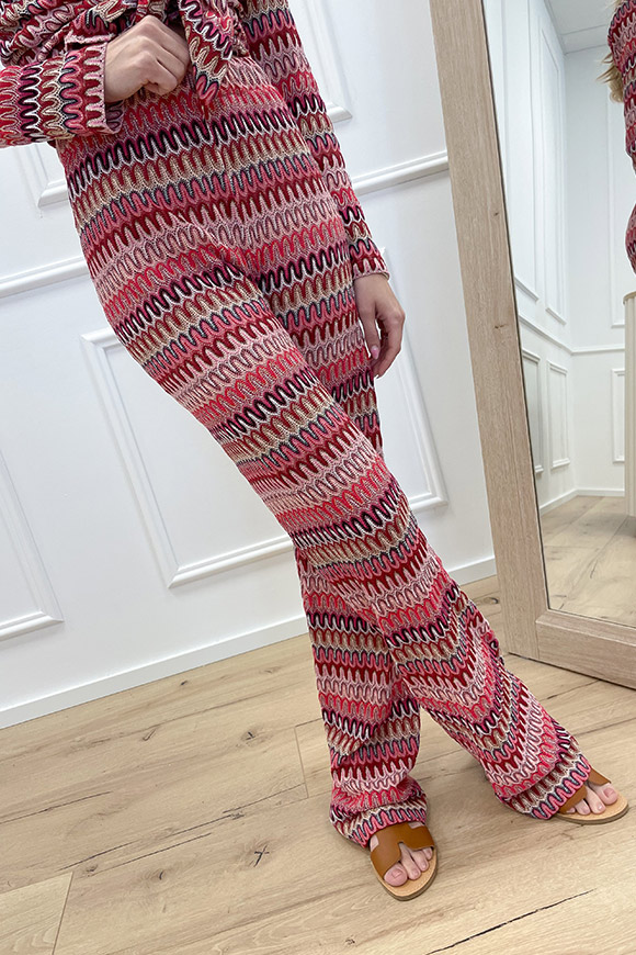 Haveone - Pantaloni fantasia "Missoni" multicolor