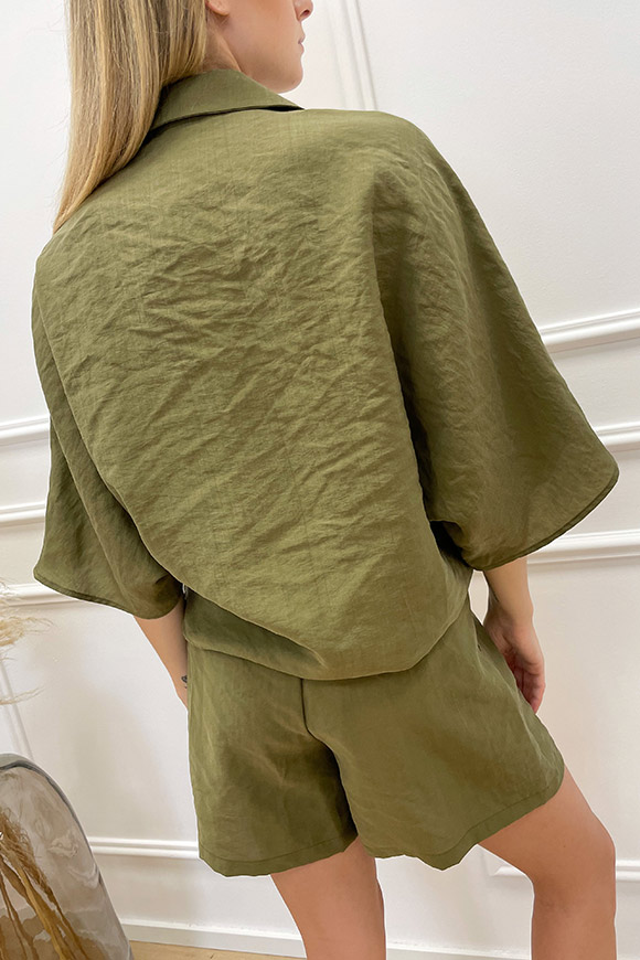 Haveone - Camicia over militare con tasca