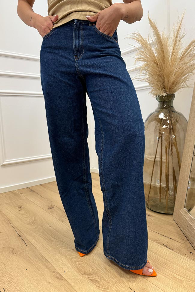 JJXX - Jeans Tokyo lavaggio scuro wide leg fit