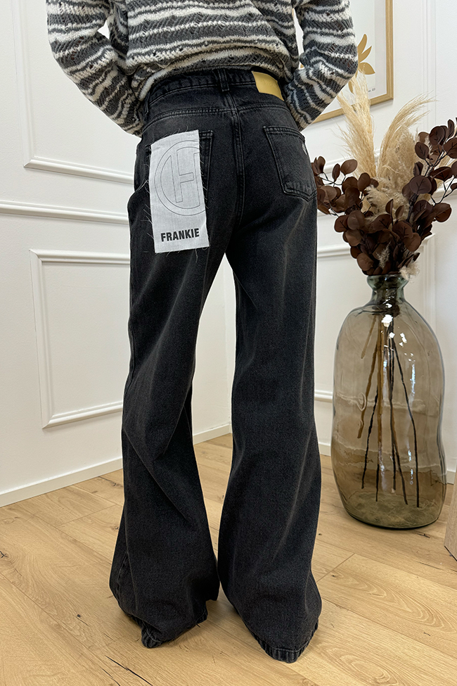 Haveone - PRE ORDINE - Jeans Frankie nero a gamba larga