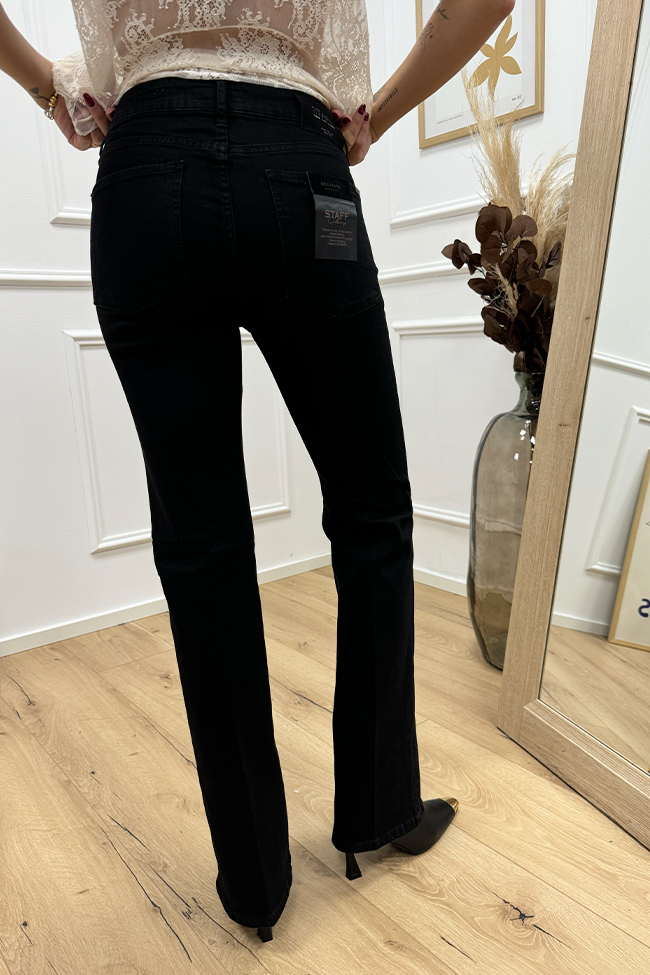 Staff Gallery - Jeans Beatrice nero a zampa