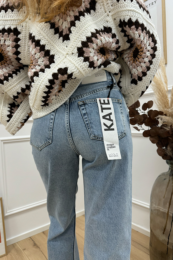 Vicolo - Jeans Kate lavaggio chiaro straight