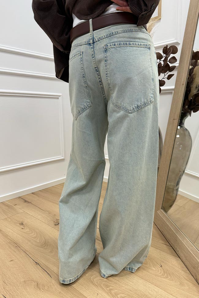 Tensione In - Jeans Giusy boyfriend lavaggio chiaro vintage