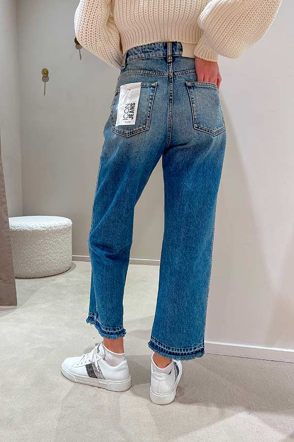 Vicolo - Jeans Kate effetto vintage quattro bottoni