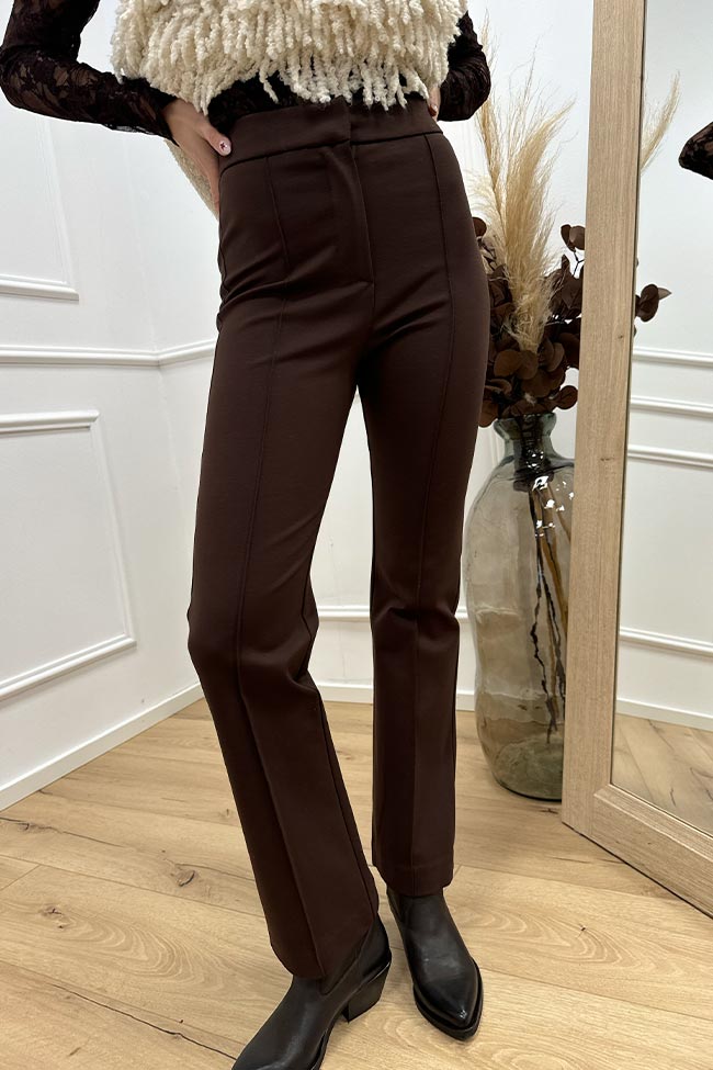 Haveone - Pantaloni moro slim fit in jersey