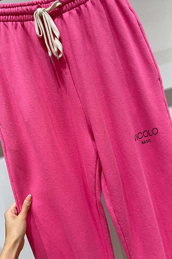 Vicolo - Pantaloni jogger fucsia "Vicolo basic"