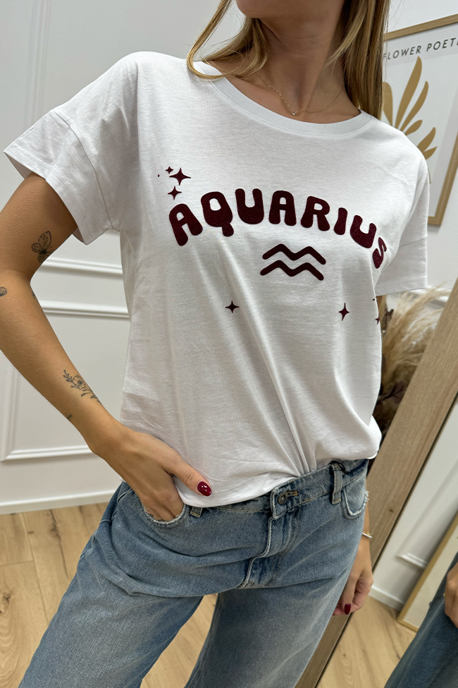 Haveone - T shirt Zodiaco stampa Acquario